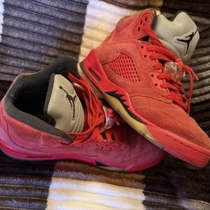 Nike Red and Black Sneakers